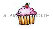 D-136 Sm. Cherry Cupcake